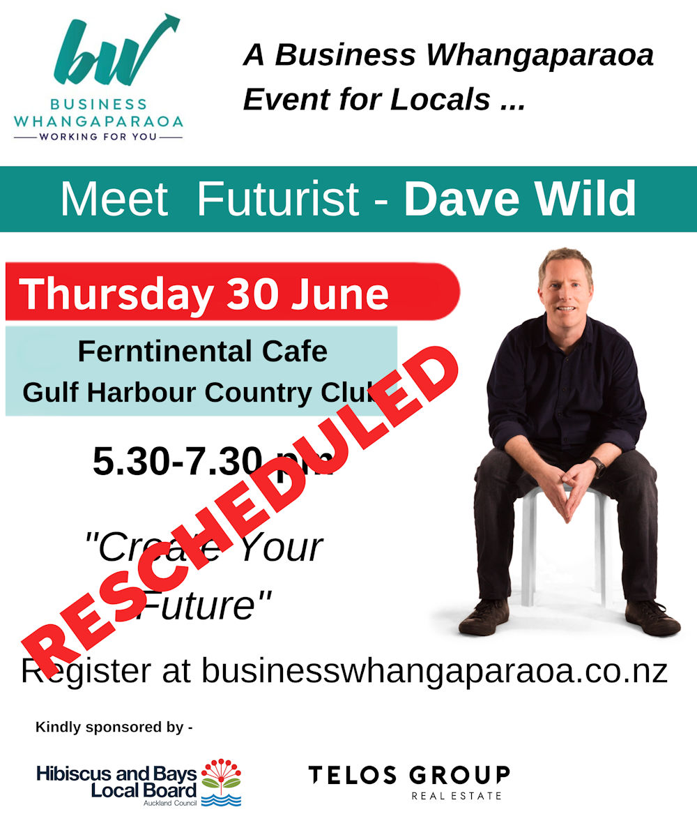 Dave Wild Futurist rescheduled