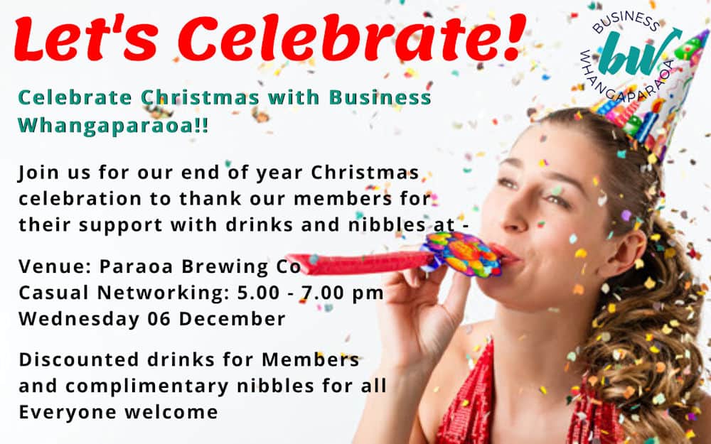 Business Whangaparaoa Christmas drinks and networking