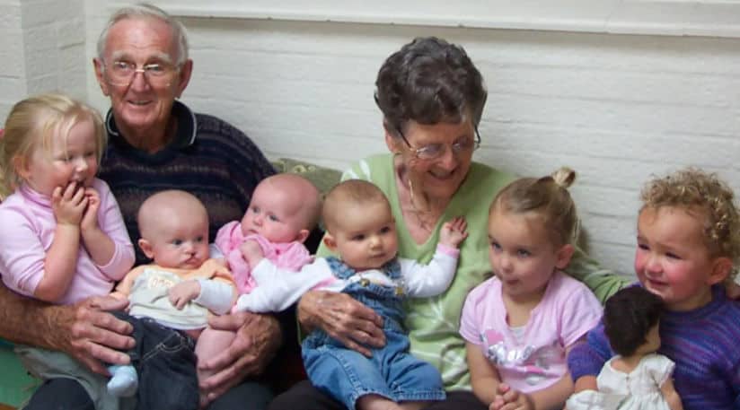 Ken Bayes and family